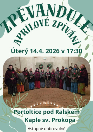 Aprílové zpívání v Pertolticích - Kaple sv. Prokopa - 14.04.2026